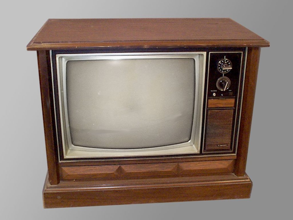 Vintage Console Television